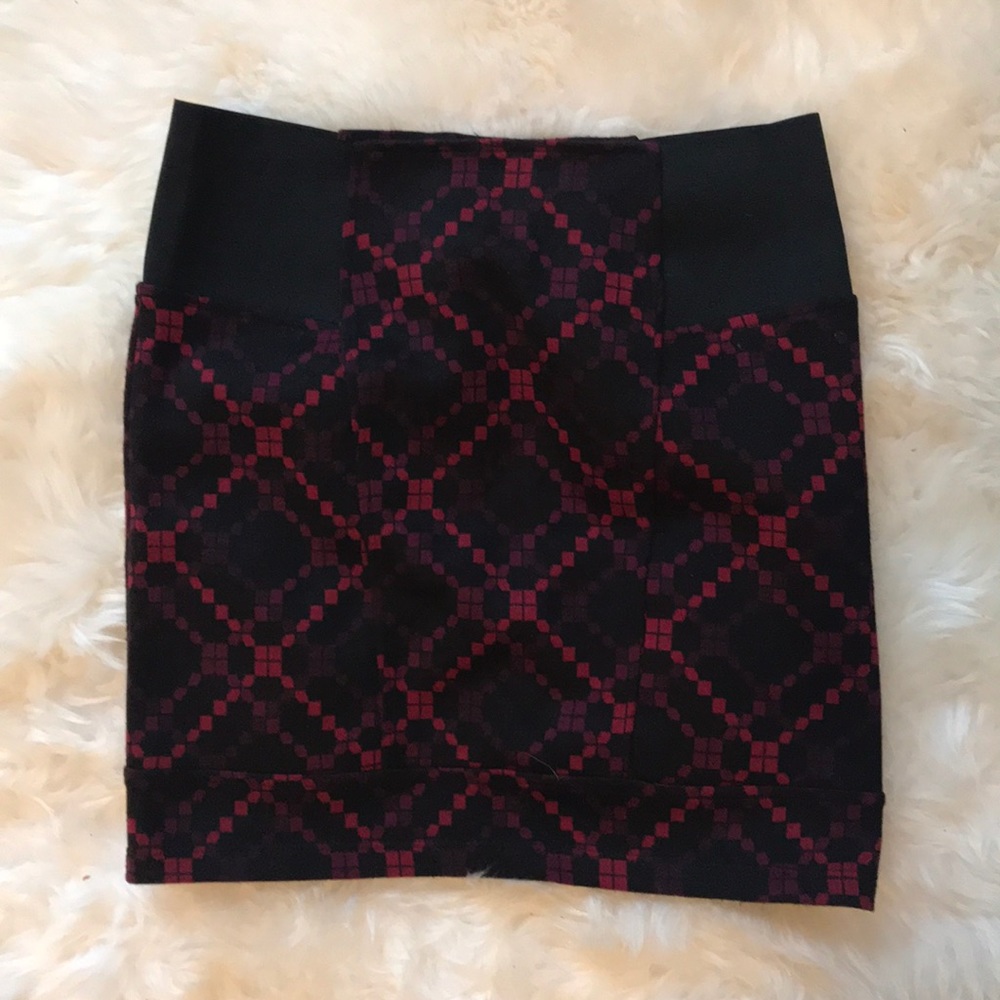Free People mini skirt size XS. Stretchy fabric.